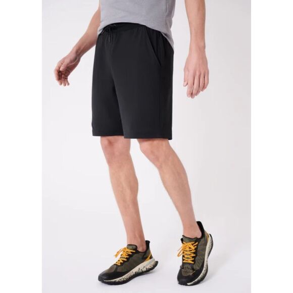 Swet Tailor Summit Lounge Short 8 inch Casual Stretch Black Size Medium NWT - Picture 1 of 9